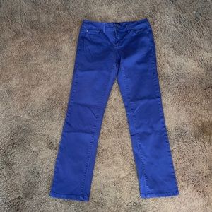 White House Black Market Blue Skinny Pants